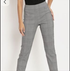 Blackmilk Plaid Mono Cigarette Pants